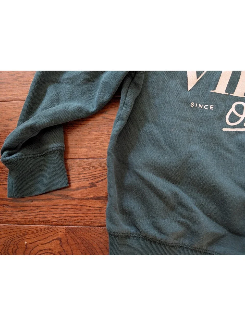 Old Navy Good Vibes Only Green Sweatshirt Girl's Size M (8)